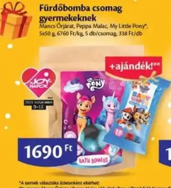 Fürdőbomba csomag gyermekeknek 250g