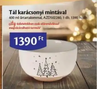 EcoFamily Tál karácsonyi mintával 400ml ajánlat