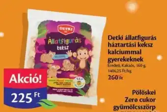 EcoFamily Detki állatfigurás háztartási keksz kalciummal gyerekeknek 160g ajánlat