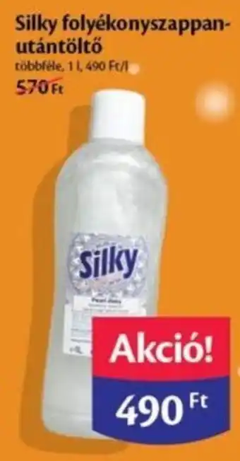 Silky folyékonyszappan utántöltő 1l