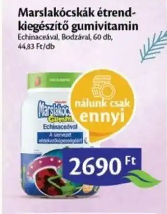 Marslakócskák étrend kiegészítő gumivitamin