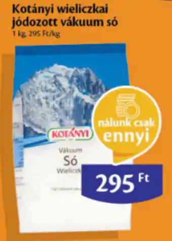 Kotányi wieliczkai jódozott vákuum só 1kg