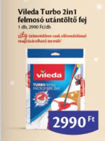 Vileda Turbo 2in1 felmosó utántöltő fej