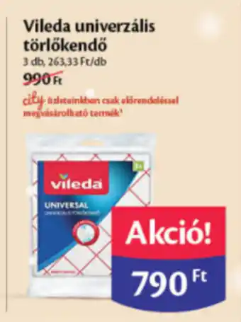 EcoFamily Vileda univerzális törlőkendő ajánlat