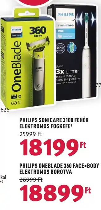 Rossmann PHILIPS ONEBLADE 360 FACE BODY ELEKTROMOS BOROTVA ajánlat