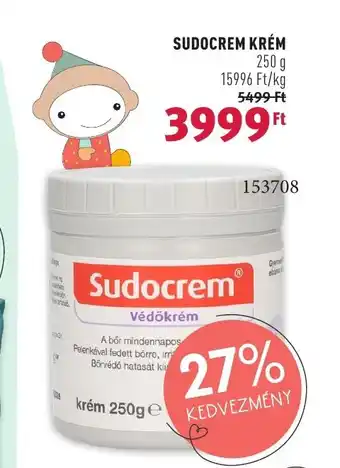 Rossmann SUDOCREM KRÉM 250 g ajánlat