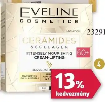 Rossmann EVELINE CERAMIDES 60 FESZESÍTŐ ARCKRÉM 50ml ajánlat