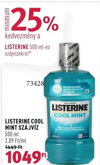 Rossmann LISTERINE COOL MINT SZÁJVÍZ 500 ml ajánlat