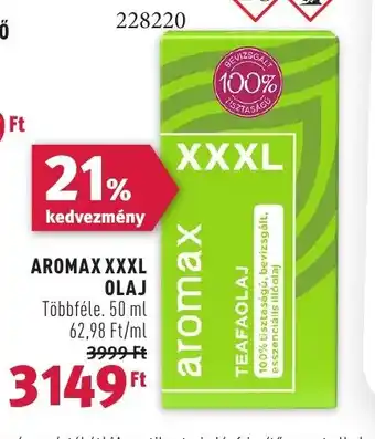 Rossmann AROMAX XXXL OLAJ 50 ml ajánlat