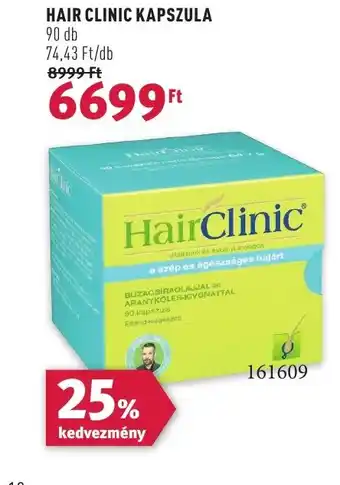 Rossmann HAIR CLINIC KAPSZULA ajánlat
