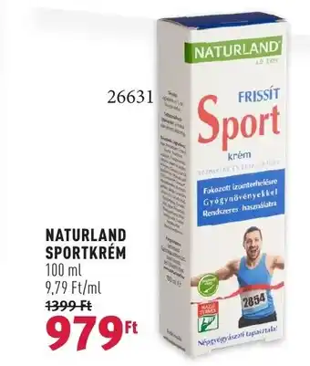 NATURLAND SPORTKRÉM 100 ml