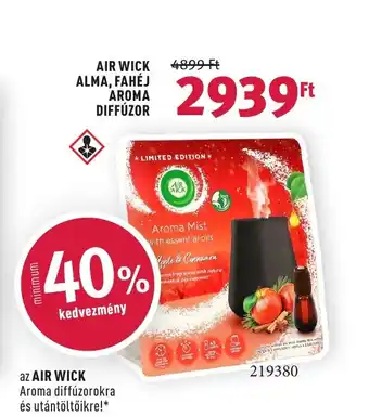 Rossmann AIR WICK ALMA FAHÉJ AROMA DIFFÚZOR ajánlat