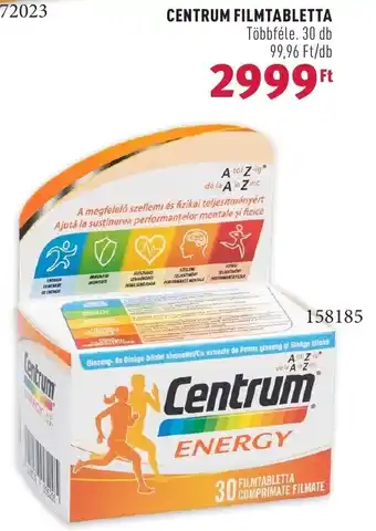 Rossmann CENTRUM FILMTABLETTA ajánlat