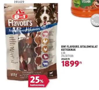 Rossmann 8IN1 FLAVOURS JUTALOMFALAT KUTYÁKNAK ajánlat
