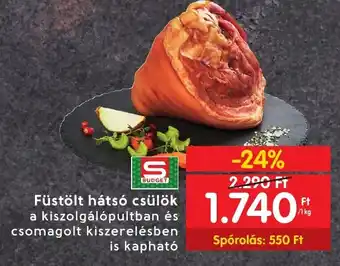 Interspar BUDGET Füstölt hátsó csülök 1kg ajánlat