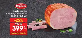 Interspar Regnum Gusto sonka 10dkg ajánlat