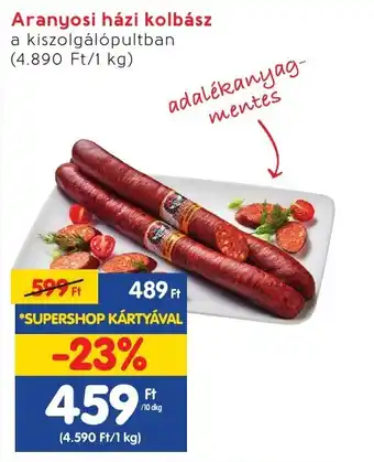 Aranyosi házi kolbász 10dkg