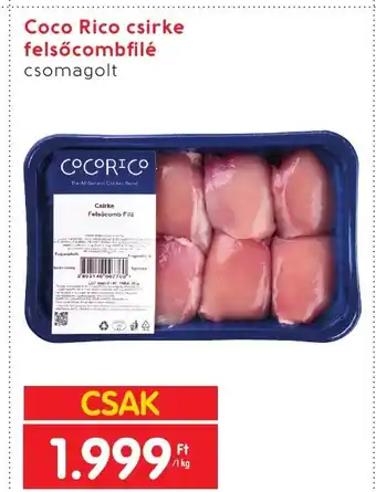 Interspar Coco Rico csirke felsőcombfilé 1kg ajánlat