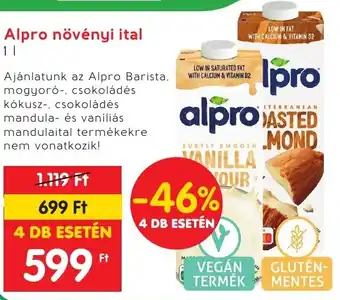 Interspar Alpro növényi ital 1l ajánlat