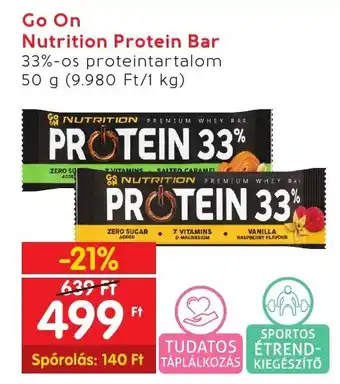 Go On Nutrition Protein Bar 50g