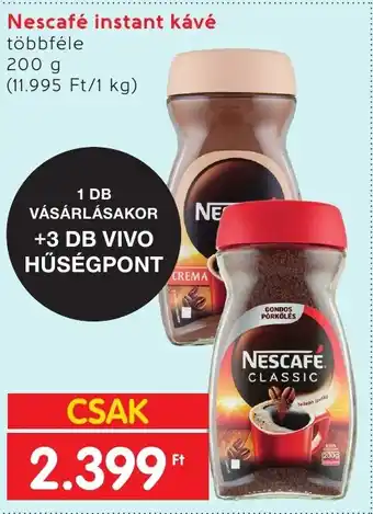 Interspar Nescafé instant kávé 200g ajánlat