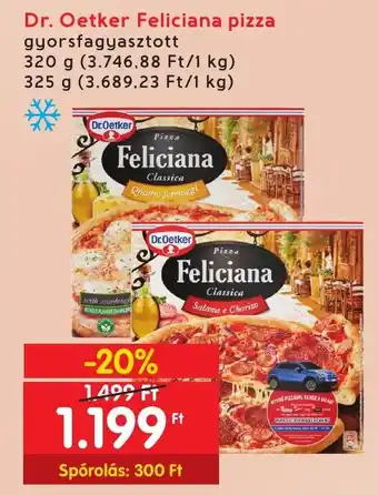 Interspar Dr Oetker Feliciana pizza 325g ajánlat