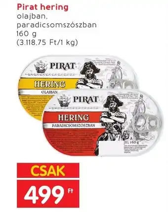 Pirat hering 160g