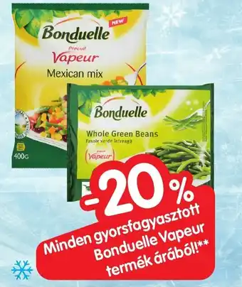 Interspar Minden gyorsfagyasztott Bonduelle Vapeur termék árából ajánlat