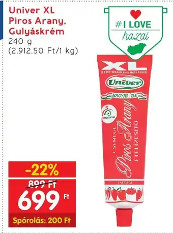 Interspar Univer XL Piros Arany Gulyáskrém 240 g ajánlat
