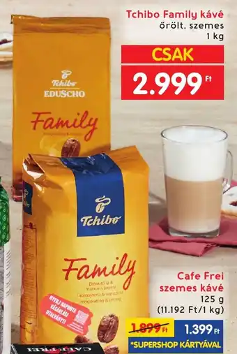 Interspar Tchibo Family kávé 1kg ajánlat