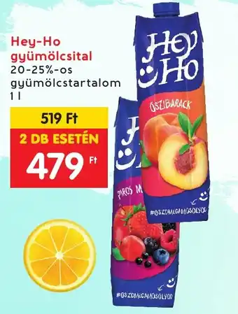 Hey Ho gyümölcsital 1l