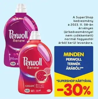 Interspar MINDEN PERWOLL TERMÉK ÁRÁBÓL ajánlat