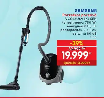 SAMSUNG Porzsákos porszívó