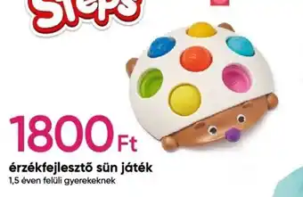 érzékfejlesztő sün játék 1 db