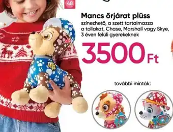 Mancs őrjárat plüss 1 db