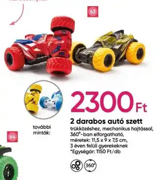 2 darabos autó szett