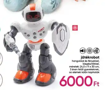 játékrobot 1 db