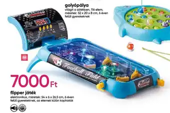 flipper játék 1 db