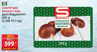 Spar Gesztenyés desszert alap 250 g ajánlat