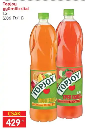 Spar Topjoy gyümölcsital 1,5 l ajánlat