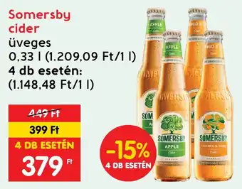 Spar Somersby cider 0,33 l ajánlat