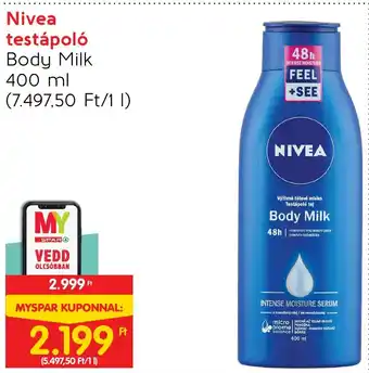 Spar Nivea testápoló 400 ml ajánlat