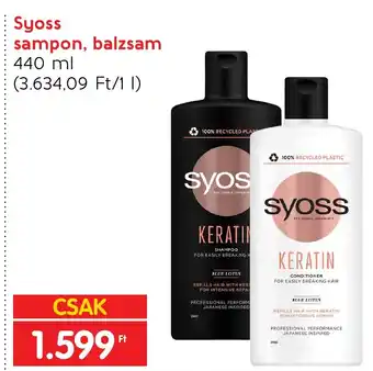 Syoss sampon, balzsam 440 ml