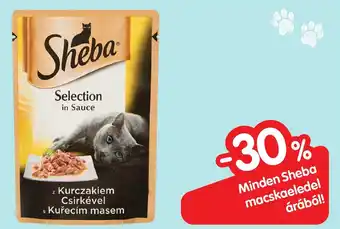 Spar Minden Sheba macskaeledel árából! ajánlat