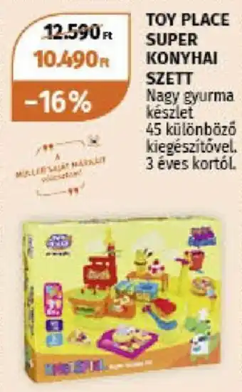 TOY PLACE SUPER KONYHAI SZETT
