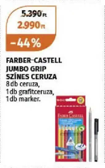 Müller FARBER-CASTELL JUMBO GRIP SZÍNES CERUZA 8 / 1 db ajánlat