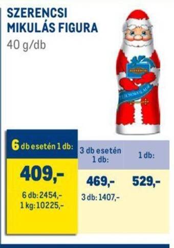 Metro SZERENCSI MIKULÁS FIGURA 40 g ajánlat