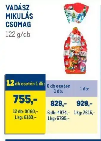 VADÁSZ MIKULÁS CSOMAG 122g