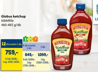 Metro Globus ketchup 485g ajánlat