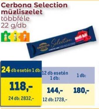 Metro Cerbona Selection müzliszelet 22g ajánlat